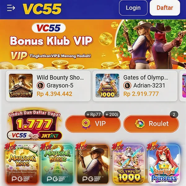VC55 2026 Slot Gacor RTP Tinggi